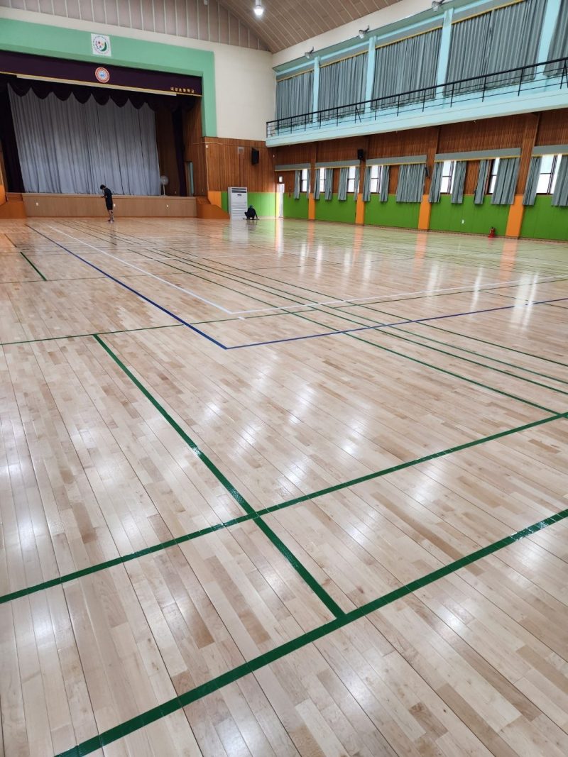 학교청소 작업 사례 1