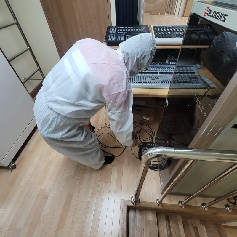 소독 방역 현장 사진
