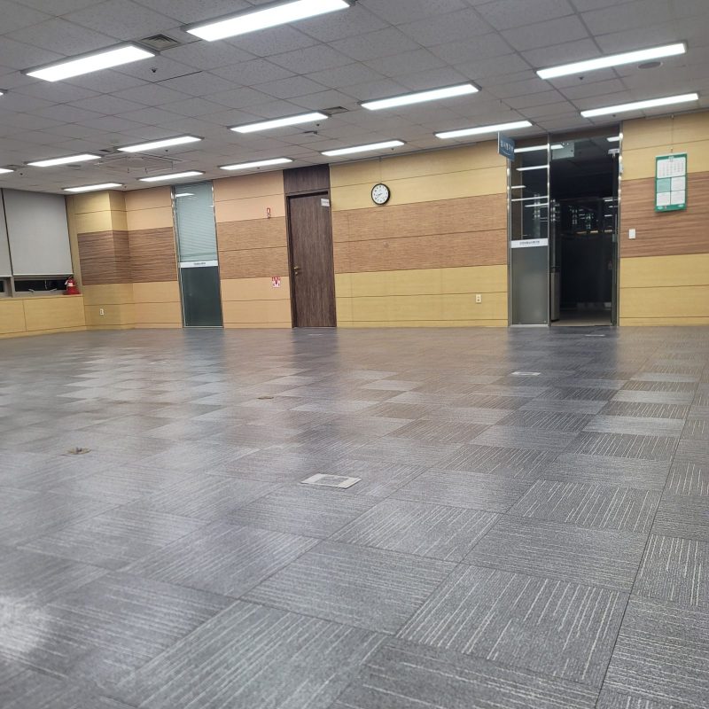 북구 바닥청소 작업 후 현장 사진