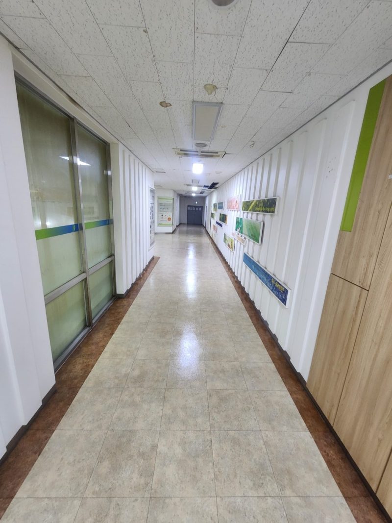 북구 바닥청소 작업 후 현장 사진