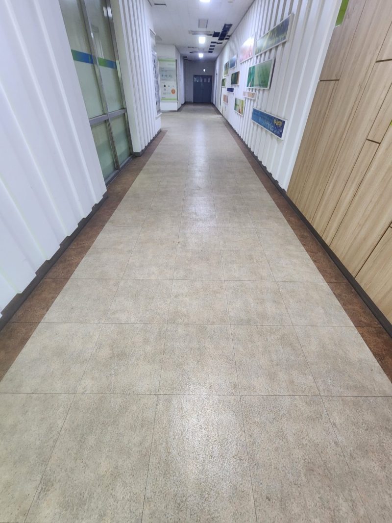 울주군 바닥청소 작업 후 현장 사진