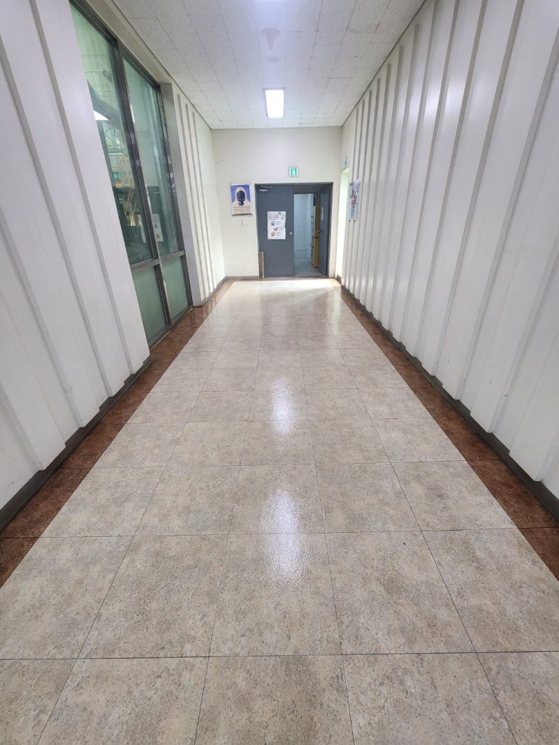 북구 바닥청소 작업 후 현장 사진