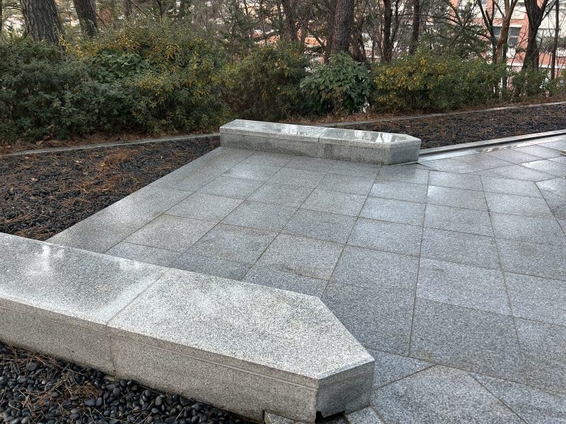 밀양시 바닥청소 작업 후 현장 사진