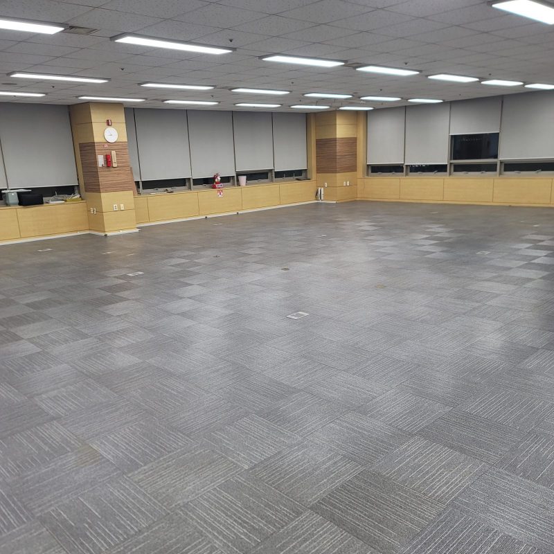 부산광역시 바닥청소 작업 후 현장 사진