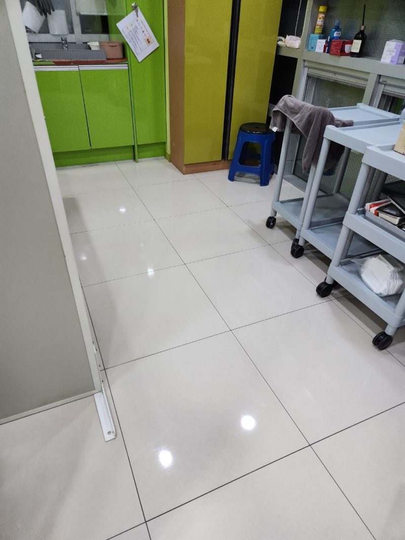 북구 병원청소 작업 후 현장 사진