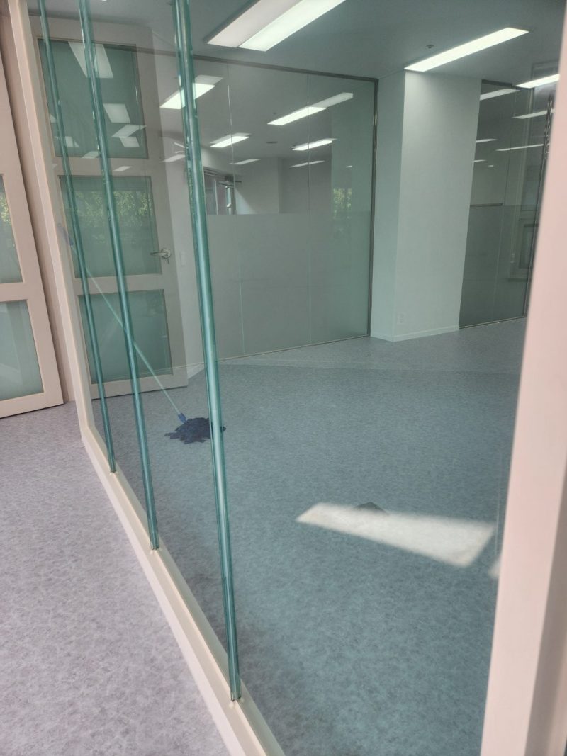 사무실청소 작업 후 현장 사진