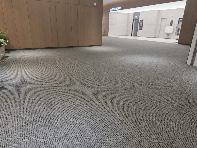 양산시 카페트청소 작업 후 현장 사진