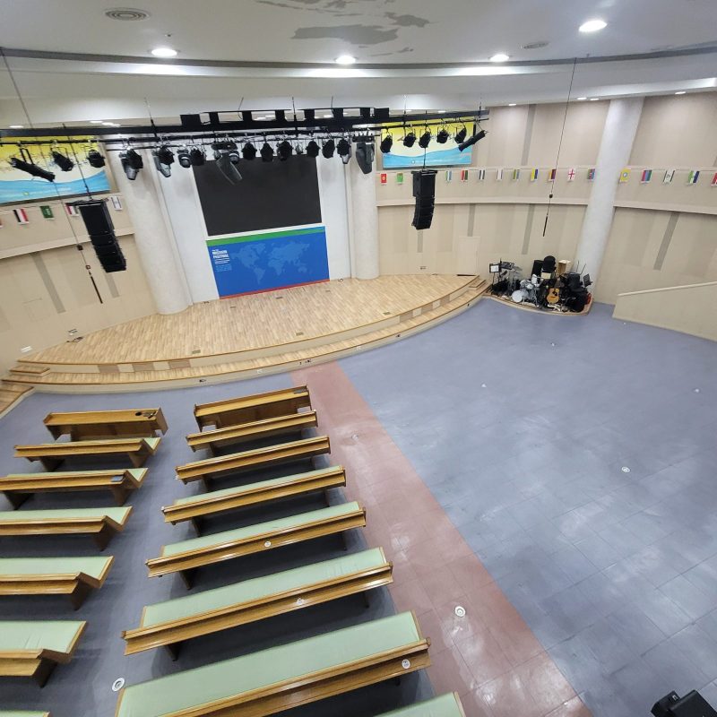 교회청소 작업 후 현장 사진