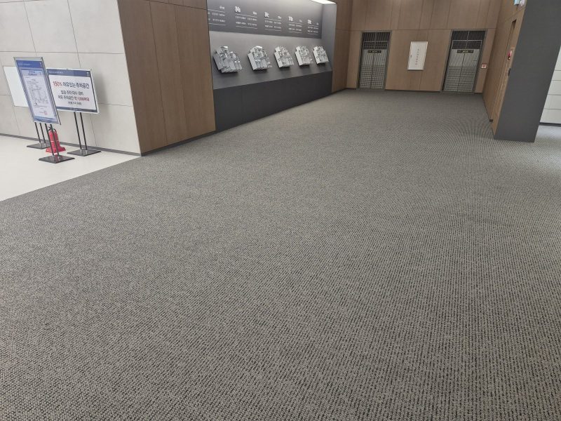 대구광역시 카페트청소 작업 후 현장 사진