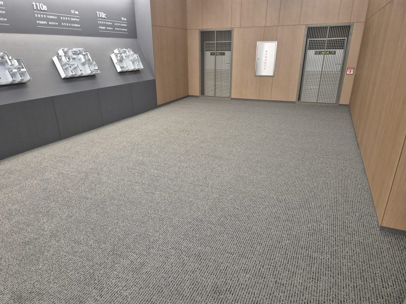 부산광역시 카페트청소 작업 후 현장 사진