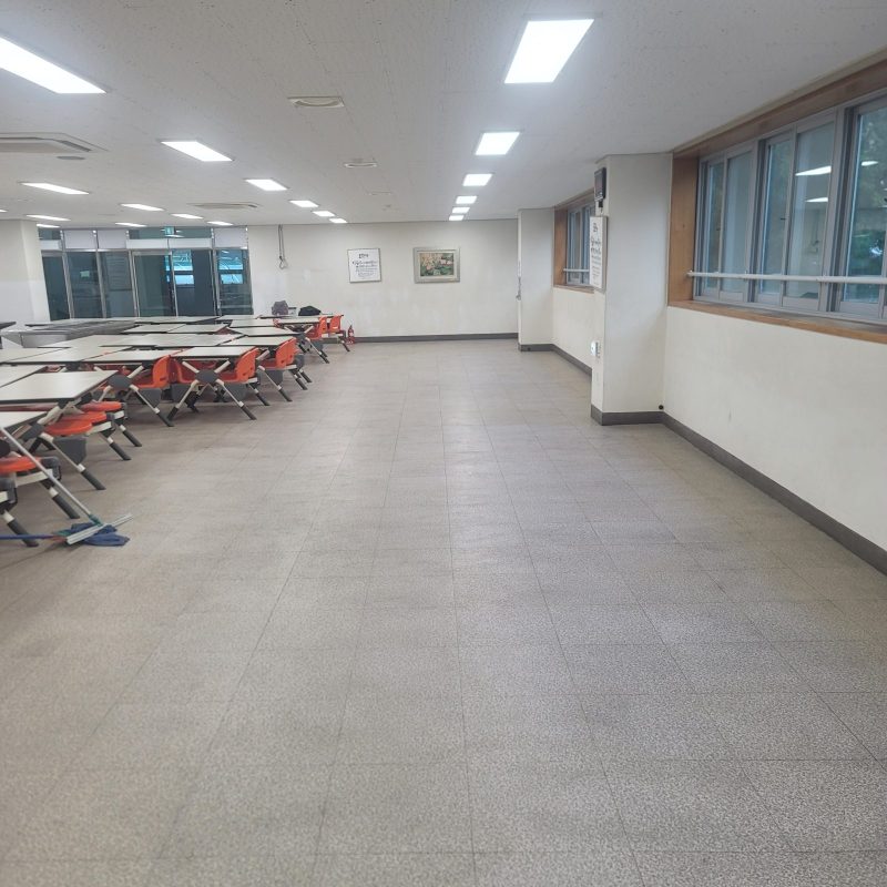 울산광역시 학교청소 작업 후 현장 사진