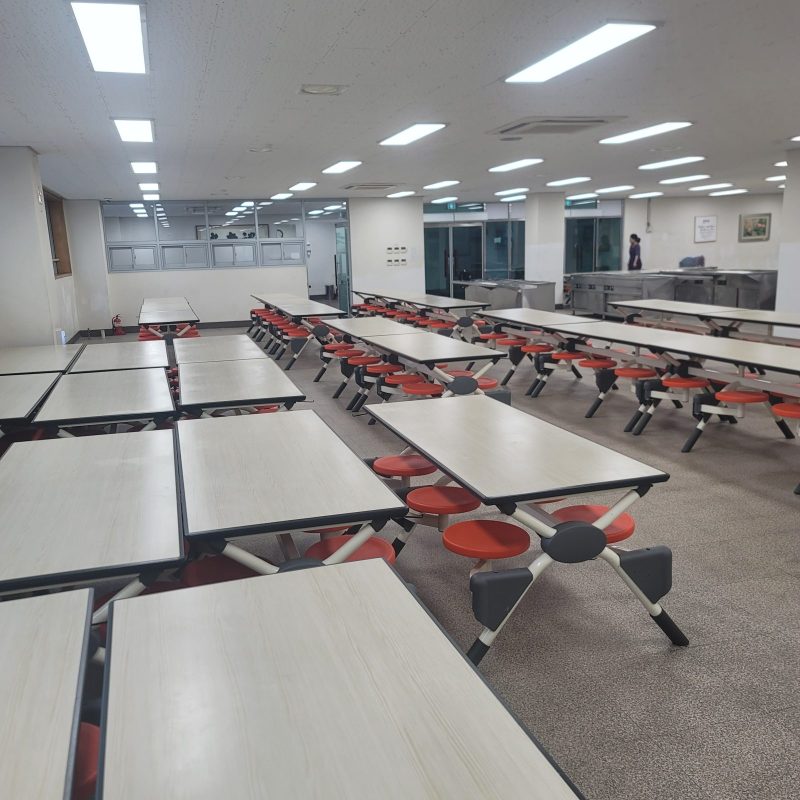 안동시 학교청소 작업 후 현장 사진