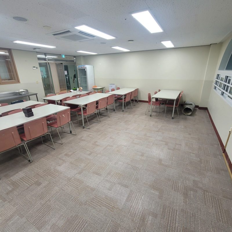 밀양시 학교청소 작업 후 현장 사진