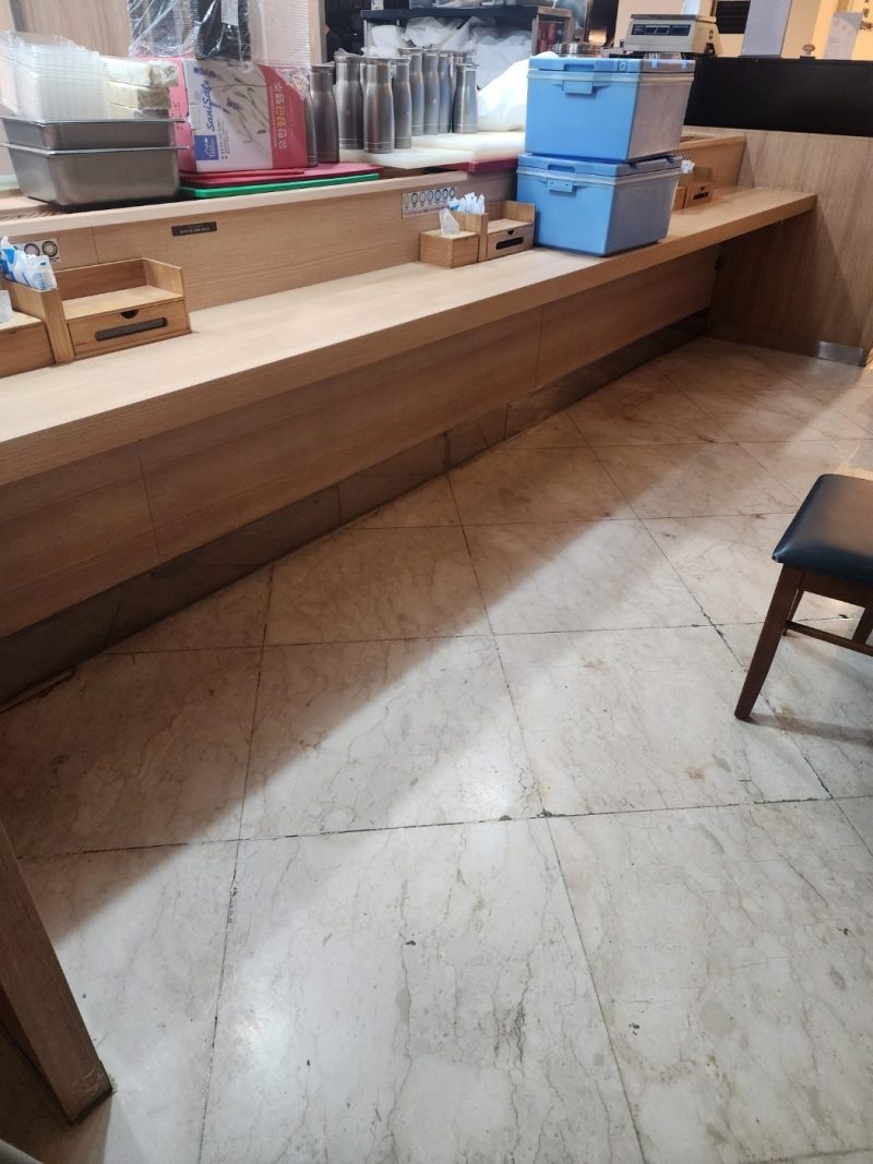 정기청소 작업 후 현장 사진