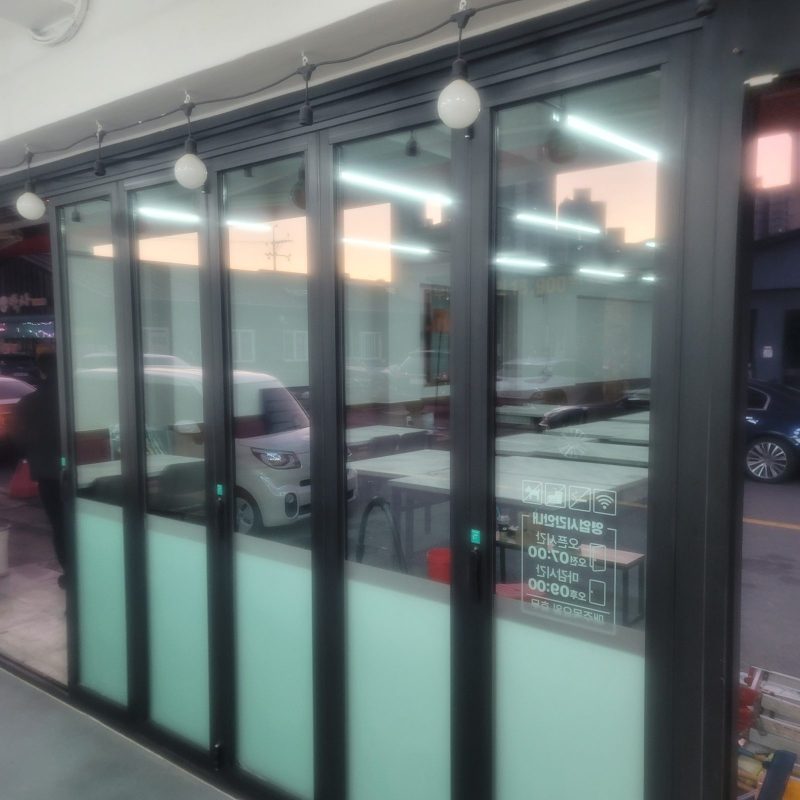 사하구 식당청소 작업 후 현장 사진