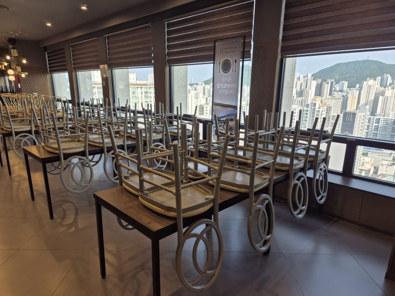 동구 식당청소 작업 후 현장 사진