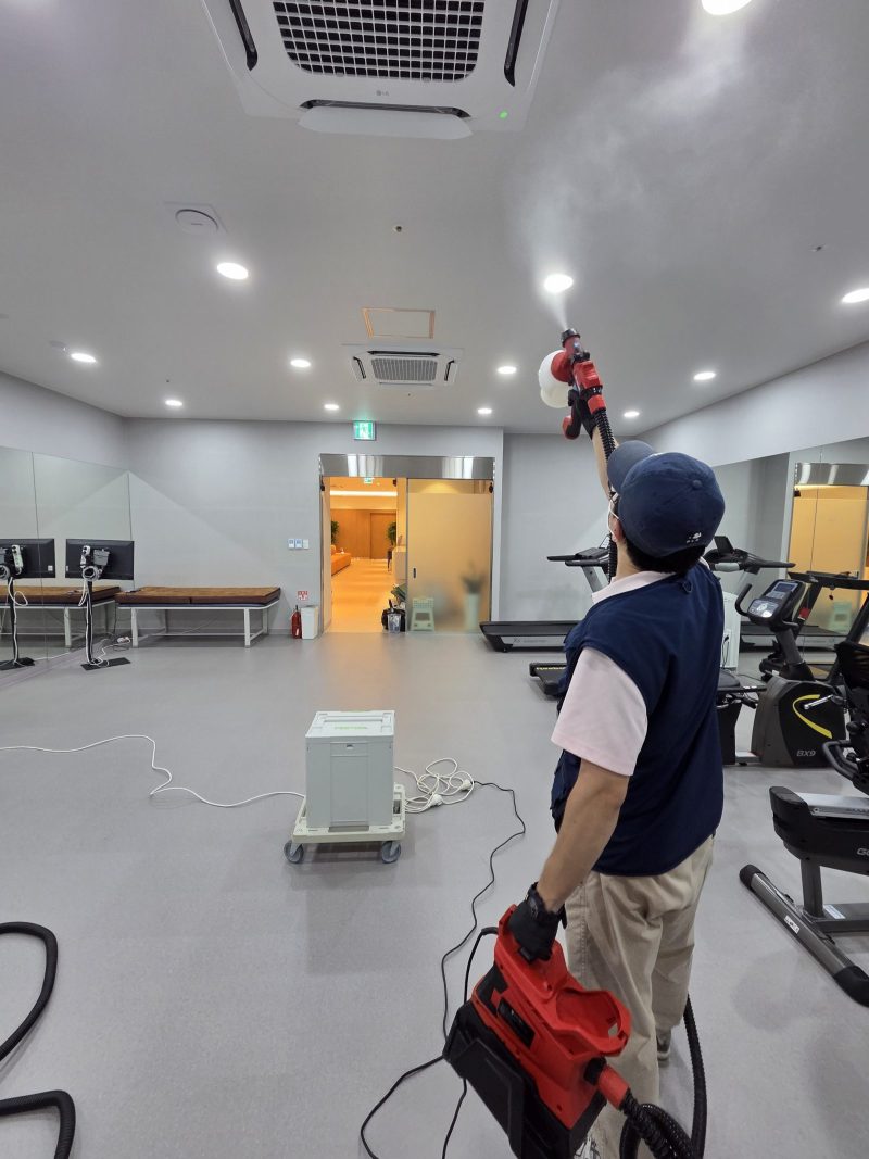 새집증후군 작업 중 현장 사진