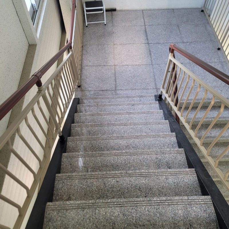 울산광역시 계단청소 작업 후 현장 사진