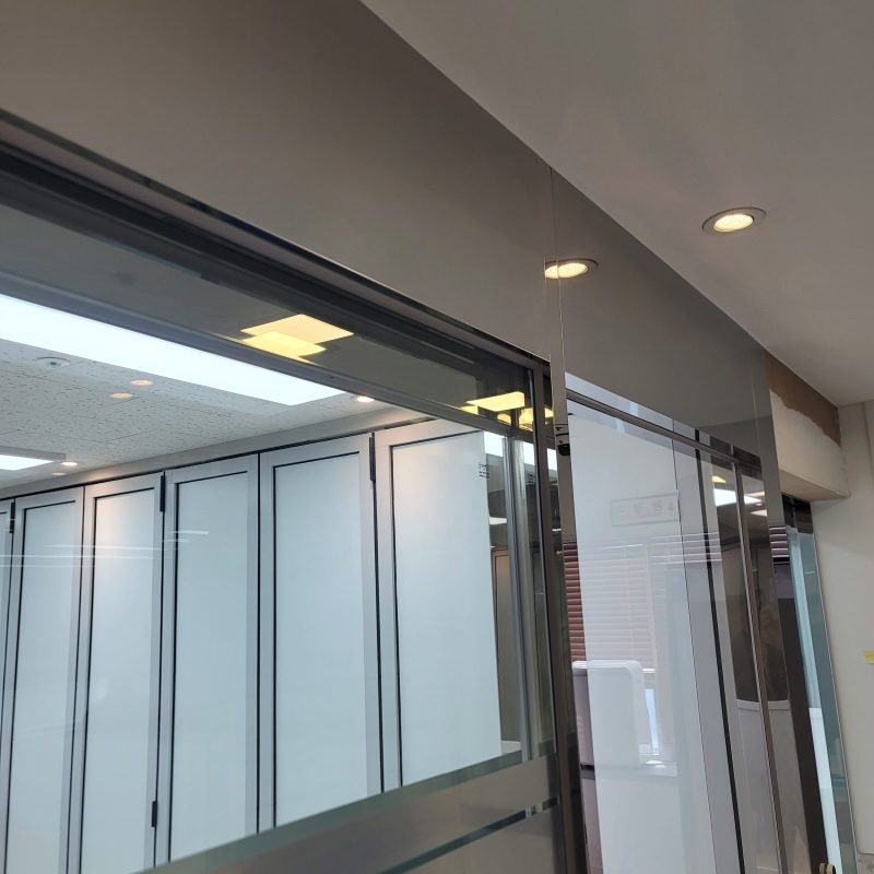 상가청소 작업 후 현장 사진